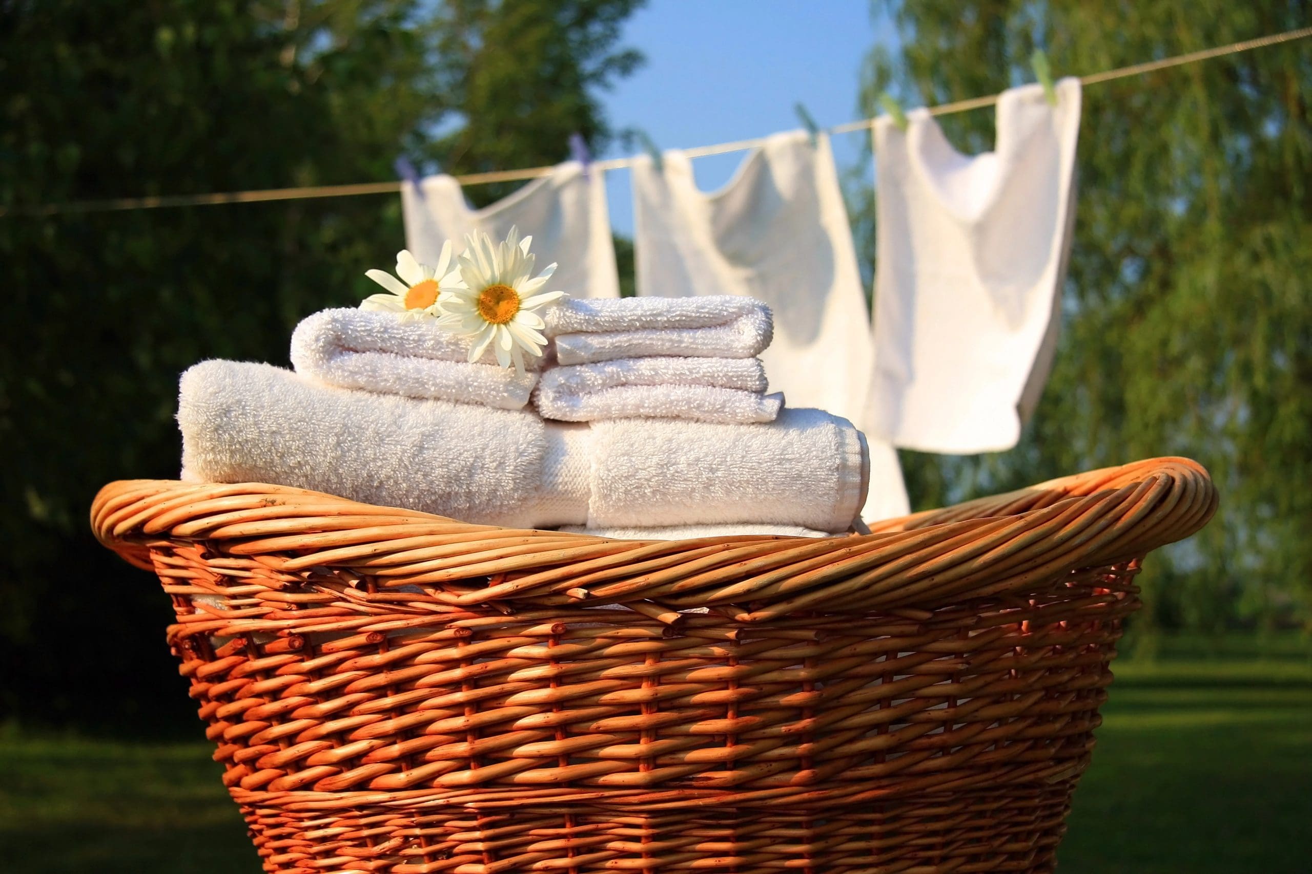 Laundry facilities at the caravan park