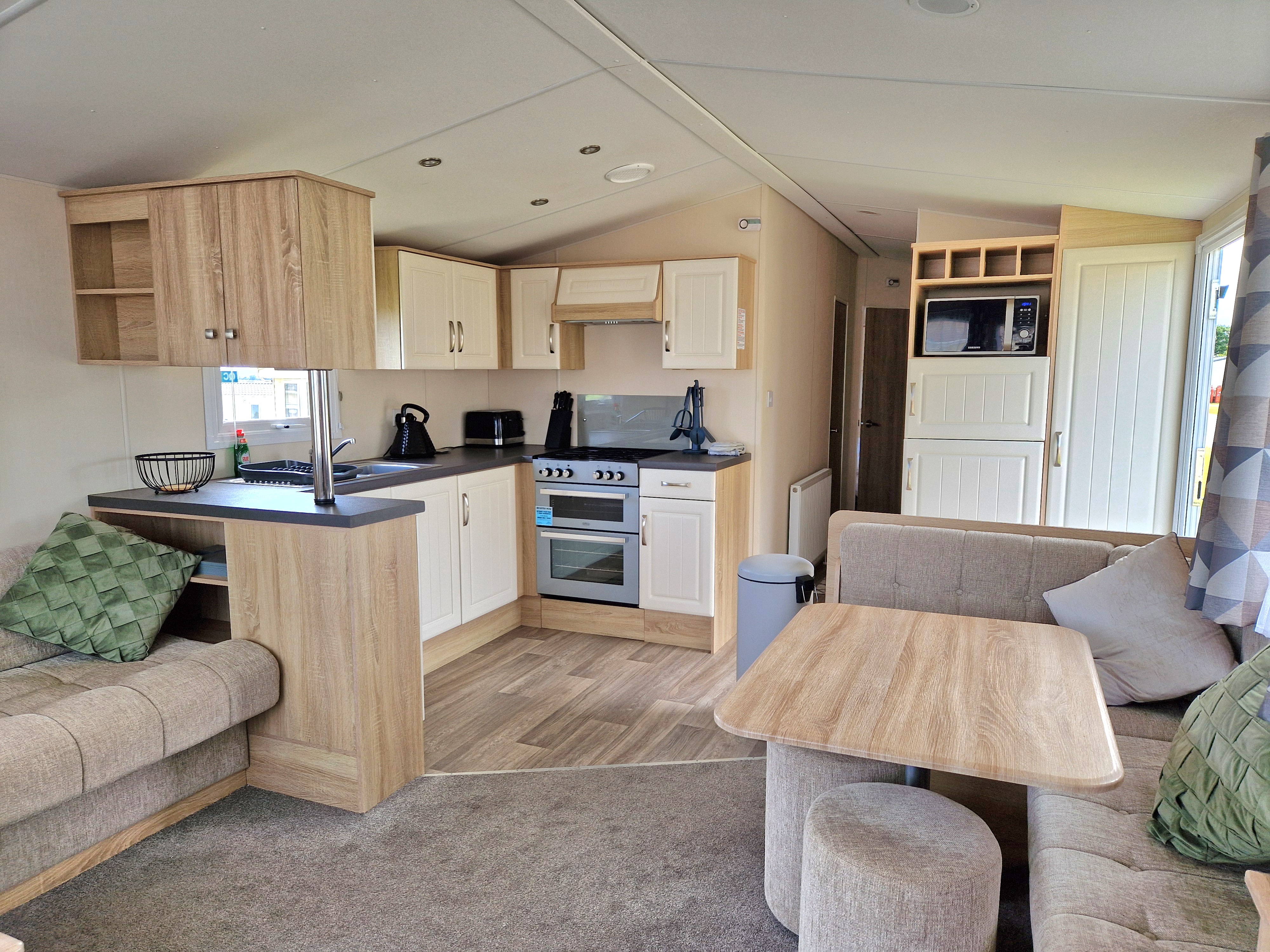 Pre-owned caravan interior